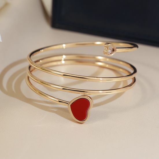 Chopard Heart Bangle With Moving Diamond