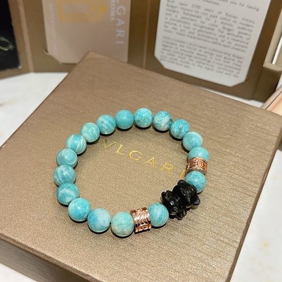 Bvlgari Amazonite Delicate Bracelet Fine Jewelry