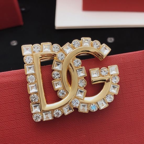Dolce & Gabbana Square Rhinestone Fashion Brooch