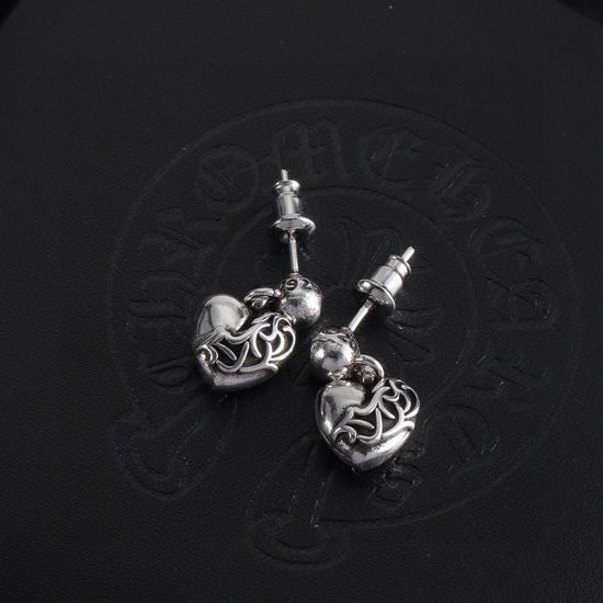 Chrome Hearts Retro Cross Pattern Stud Earrings