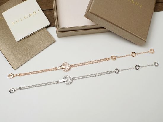 Bvlgari Roman Disc Bracelet with Diamond Detail