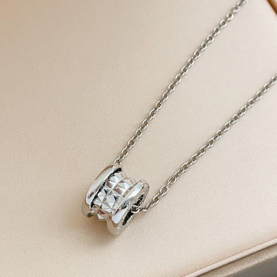 Bvlgari Silver Charity Style Necklace