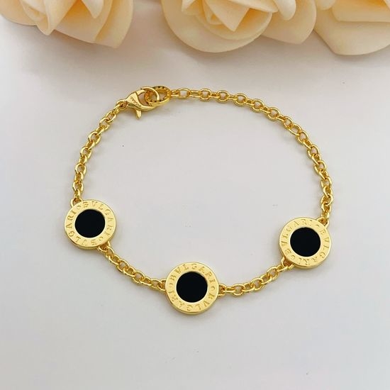 Bvlgari Black Shell Gold Bracelet