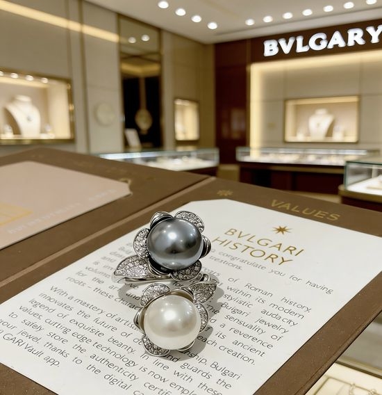 Bvlgari Classic Ring Shape Elegant Necklace