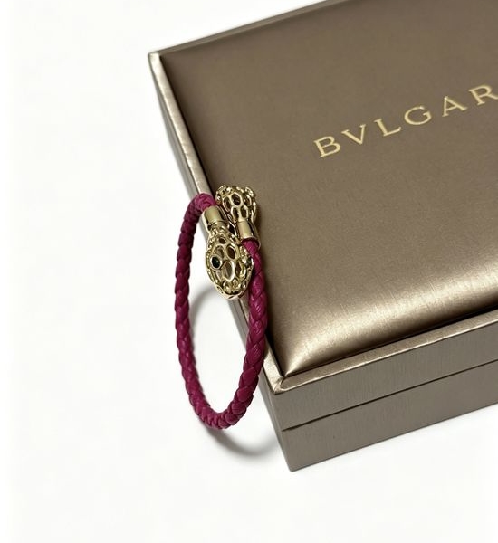 Bvlgari Vintage Leather Bracelet Jewelry
