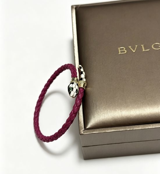 Bvlgari Vintage Leather Bracelet Jewelry