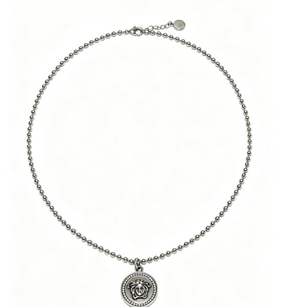 Versace Vintage Distressed Pendant Necklace