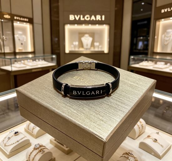 Bvlgari Woven Braided Adjustable Bracelet